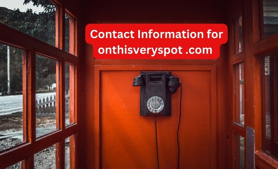 Contact Information for onthisveryspot .com 