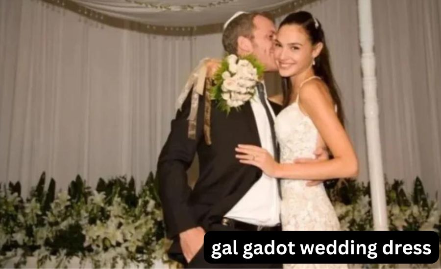 gal gadot wedding dress