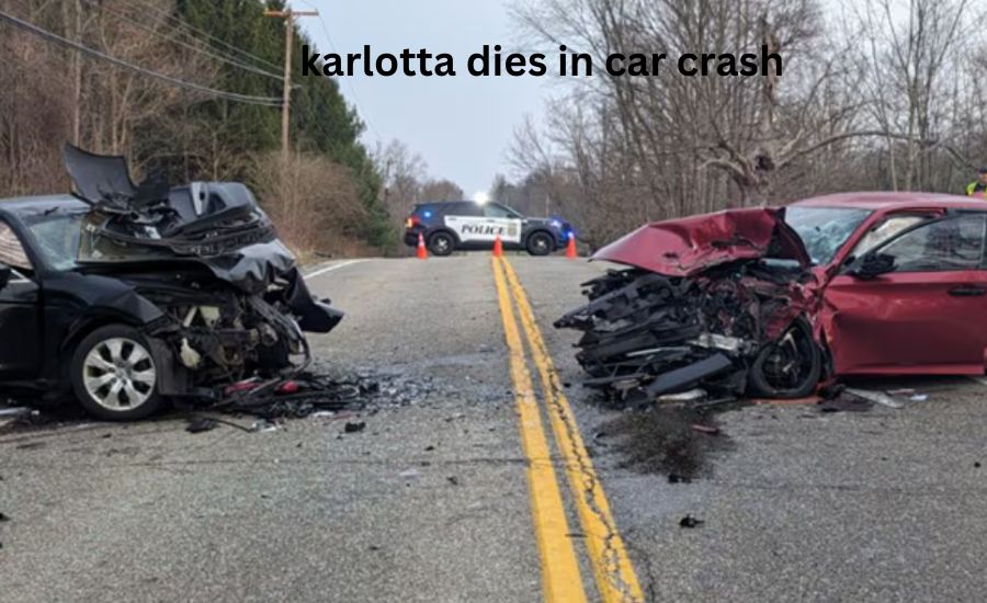 karlotta dies in car crash